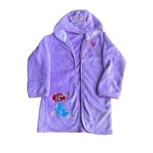 Ariel 100% Cotton Fuzzy Little Mermaid Bath Robe